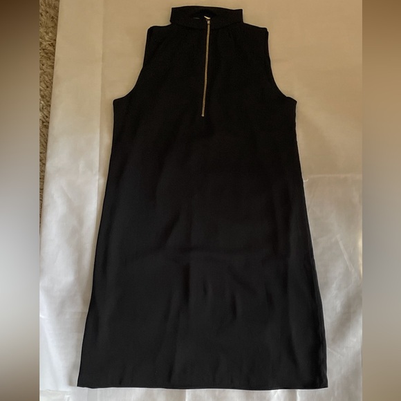 White House Black Market Classic Black Sleeveless Dress Size 0 - Picture 5 of 7